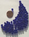 100 6mm Bicone Cobalt